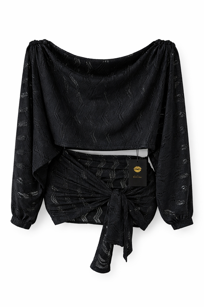 Conjunto Saída de Praia Preto