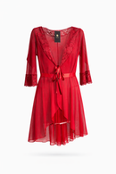 Conjunto com Robe em Tule