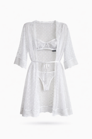 Conjunto com Robe em Tule