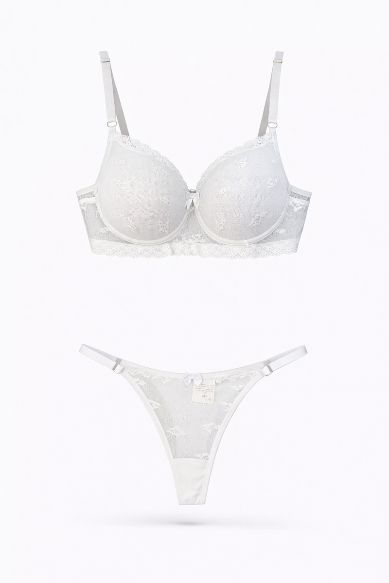 Conjunto Tule com Regulagem Branco